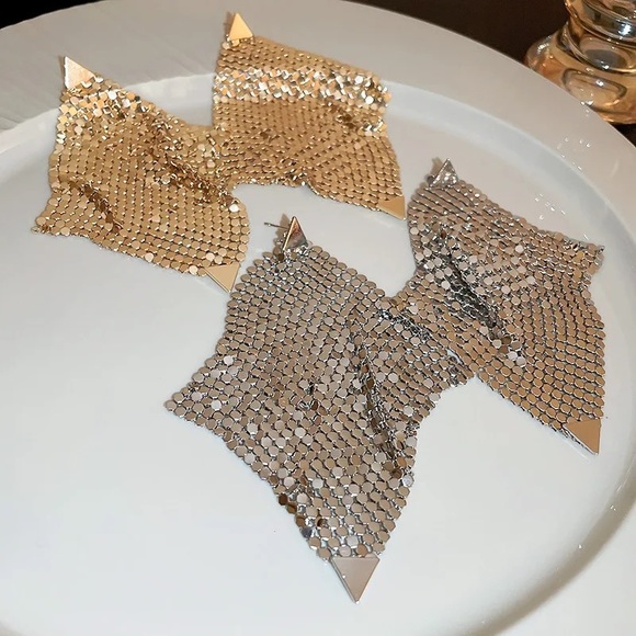 Luxury fashion designer earrings tassel - Picture 10 of 12